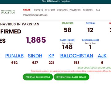 کرونا وائرس کے مریضوں کی تعداد