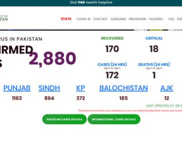 کورونا کے مریضوں کی تعداد